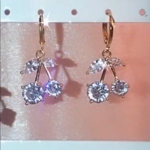 cherry earrings
